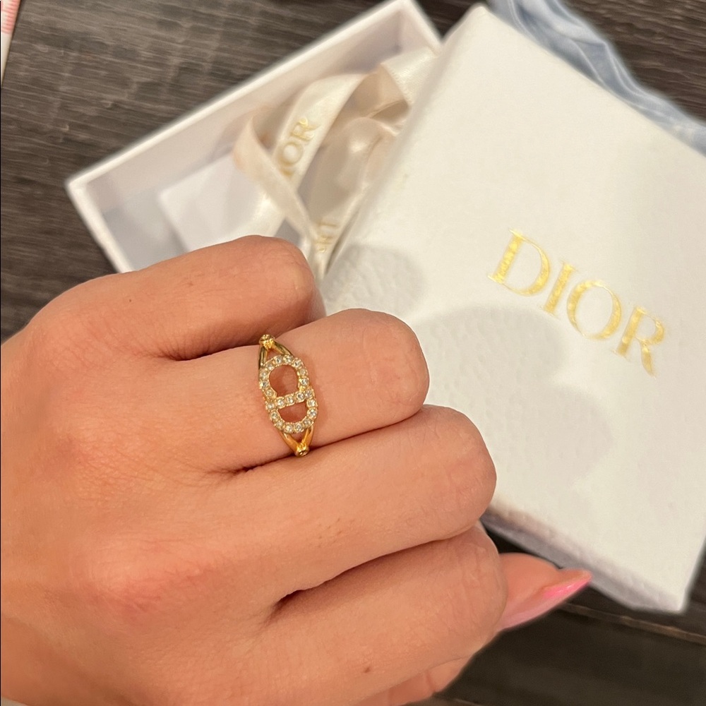 Dior Gold and Silver Women's Ring